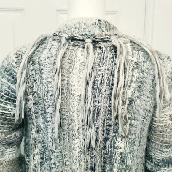 Free People Fringed Open Sweater Jacket - Picture 9 of 12